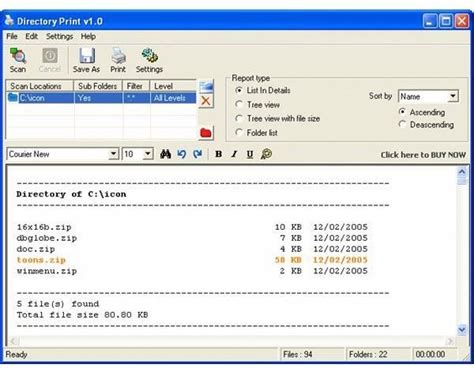 Ashisoft Print Directory Pro