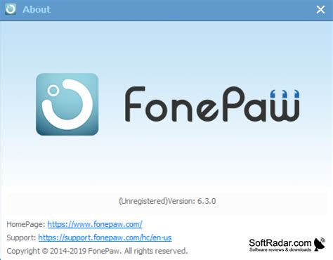Download FonePaw iPhone Data